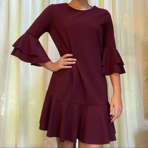 “Ces femme” size large burgundy/purple dress